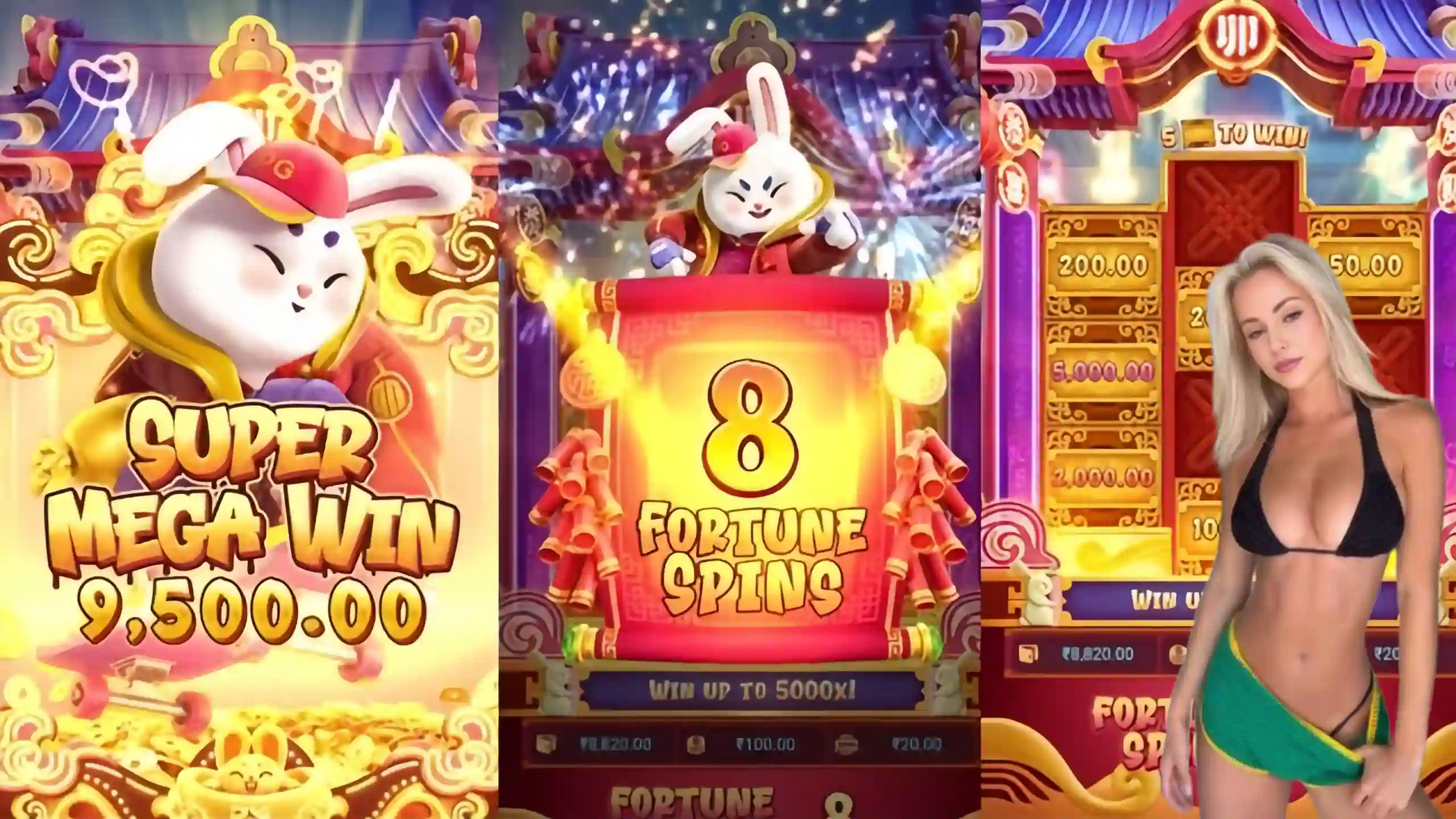 Wild Expansivo Fortune Rabbit 68q - Coelho Dourado que Expande